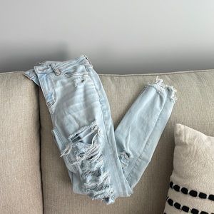 American eagle light wash jeans